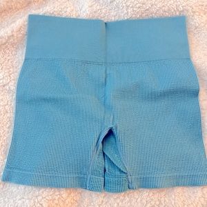 Colsie Womens Ribbed Biker Shorts